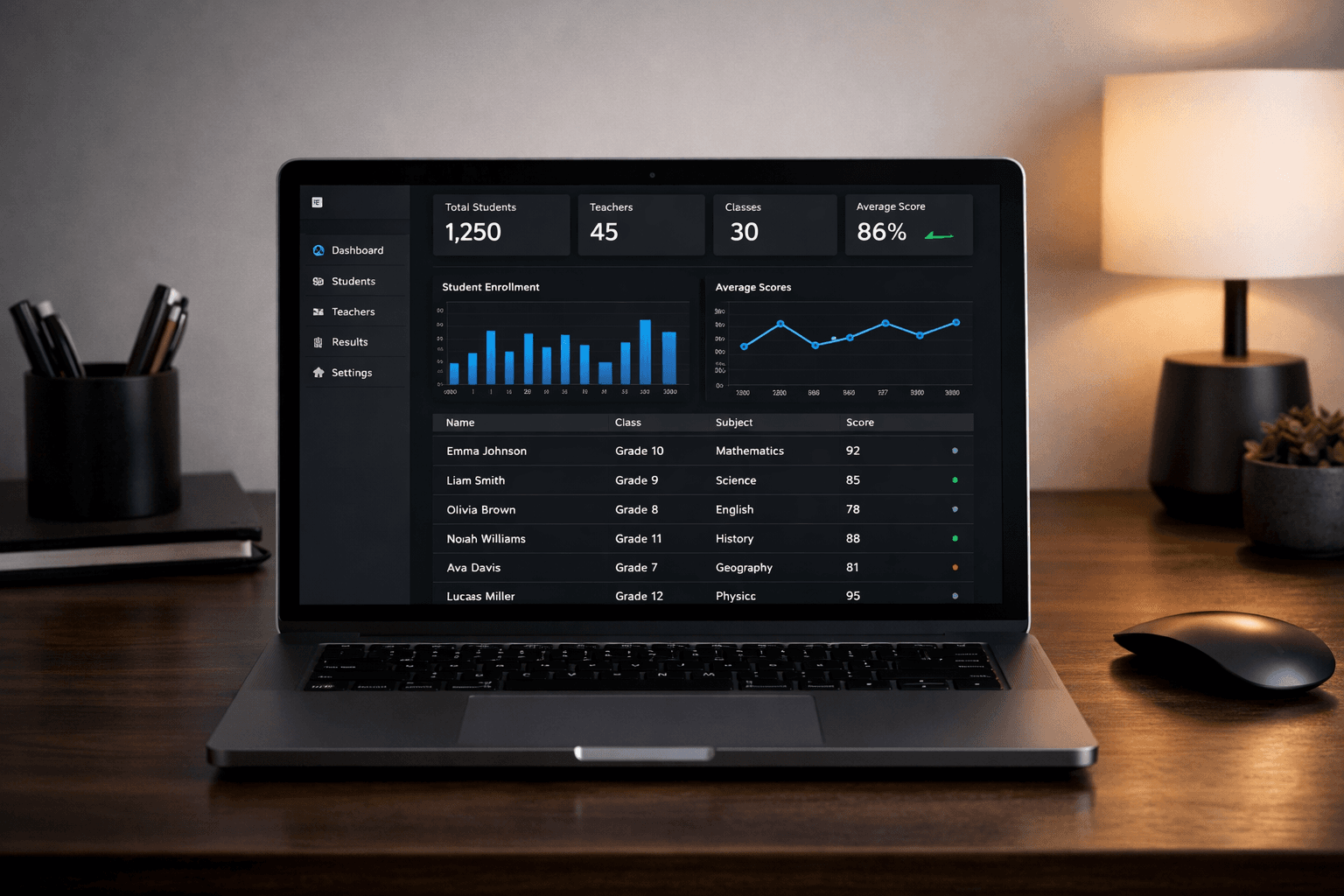 School Management System Contextual View